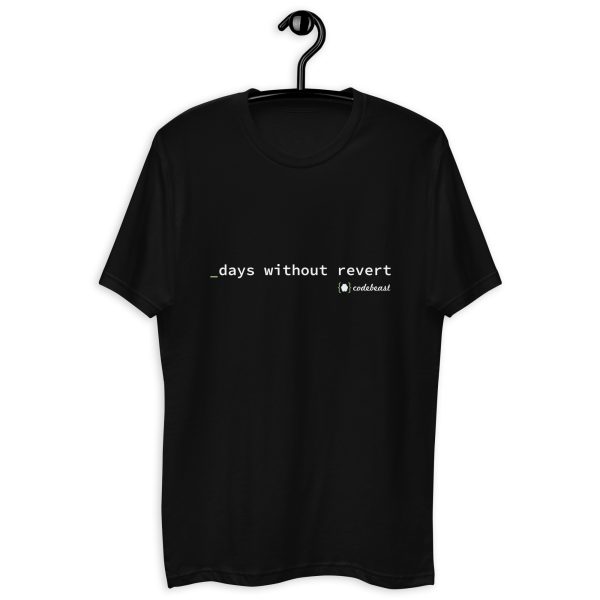 Days Without Revert T-shirt - Black